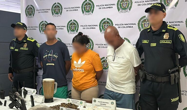 Detienen a cuatro integrantes de los ‘Salsas Nueva Generación’ en Cartagena.