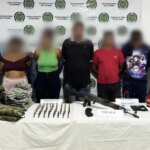 Operativo contra la extorsion en el sur de Bolivar detencion