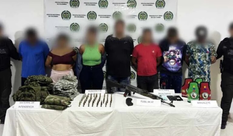 Operativo contra la extorsión en el sur de Bolívar: detención de líderes del Clan del Golfo