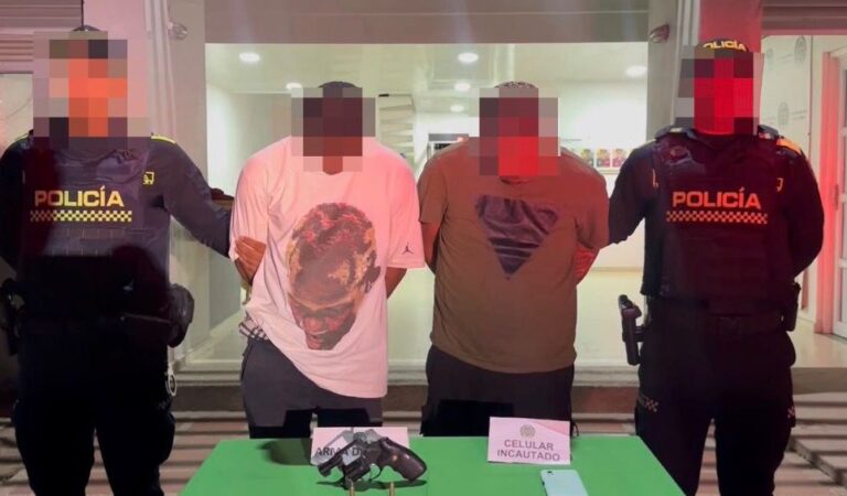 Policía de Cartagena arresta a cuatro supuestos sicarios.