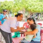 Refuerzan la campana contra el virus del sarampion en Bolivar