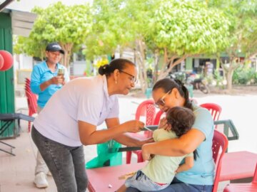 Refuerzan la campana contra el virus del sarampion en Bolivar
