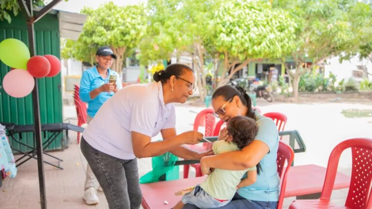 Refuerzan la campana contra el virus del sarampion en Bolivar
