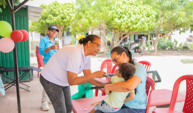Refuerzan la campaña contra el virus del sarampión en Bolívar.