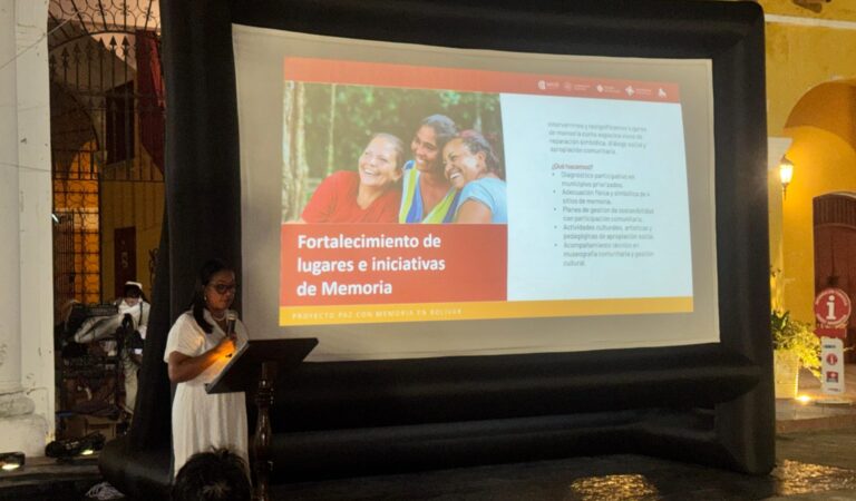 Santa Cruz de Mompox inauguró el proyecto “Paz con Memoria” con una jornada de “Cine bajo las Estrellas”.