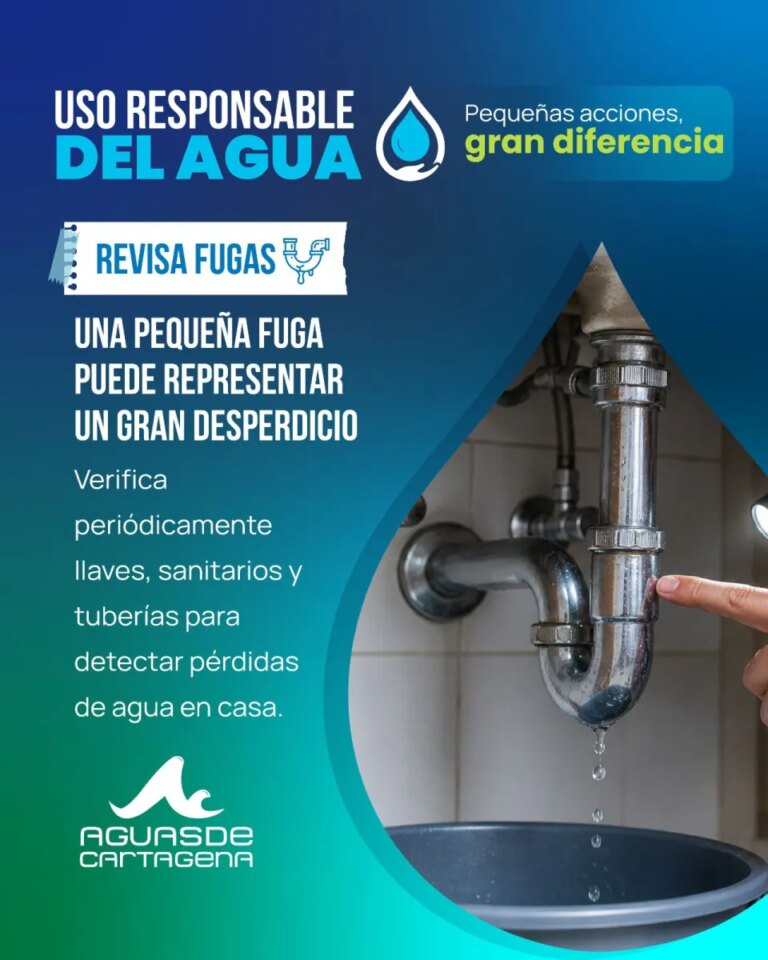 Uso Responsable del Servicio Aviso de Aguas de Cartagena durante