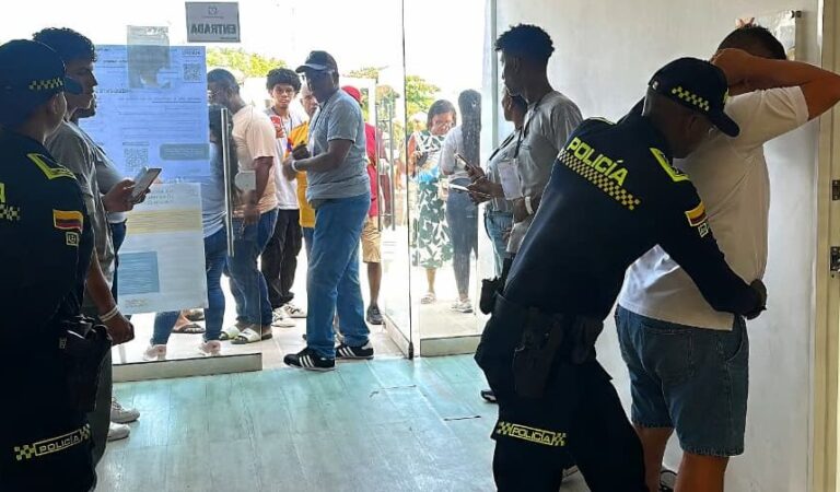 3,500 agentes de policía asignados a los centros de votación en la Policía Metropolitana de Cartagena