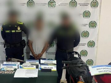 Captura de El Leo en Magangue con droga arma de