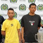 Detenidos dos venezolanos sospechosos de vender drogas alucinogenas en Turbaco