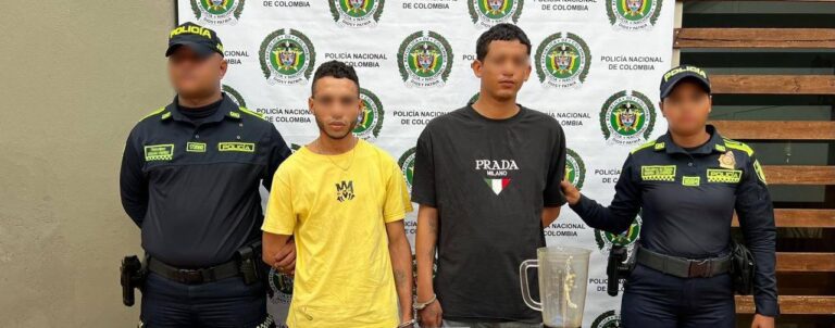 Detenidos dos venezolanos sospechosos de vender drogas alucinogenas en Turbaco