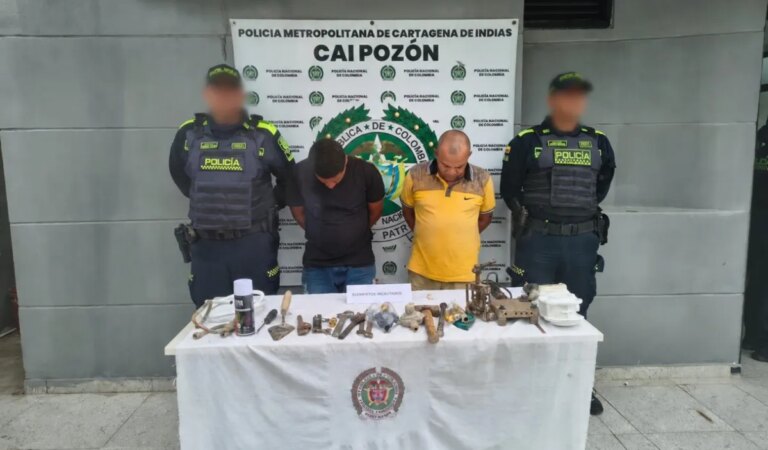 Detienen en Cartagena a individuos por alterar medidores de gas natural
