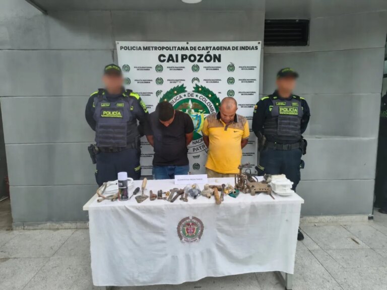Detienen en Cartagena a individuos por alterar medidores de gas
