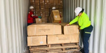 En Cartagena se confisca un contenedor con zapatos falsificados