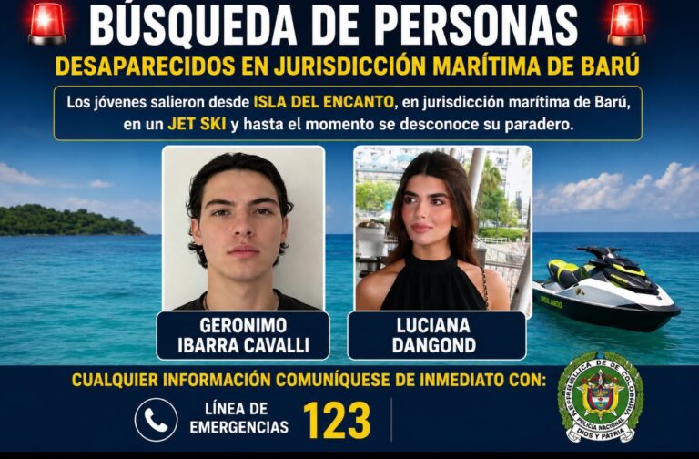 En el Caribe Colombiano se intensifican las labores de busqueda