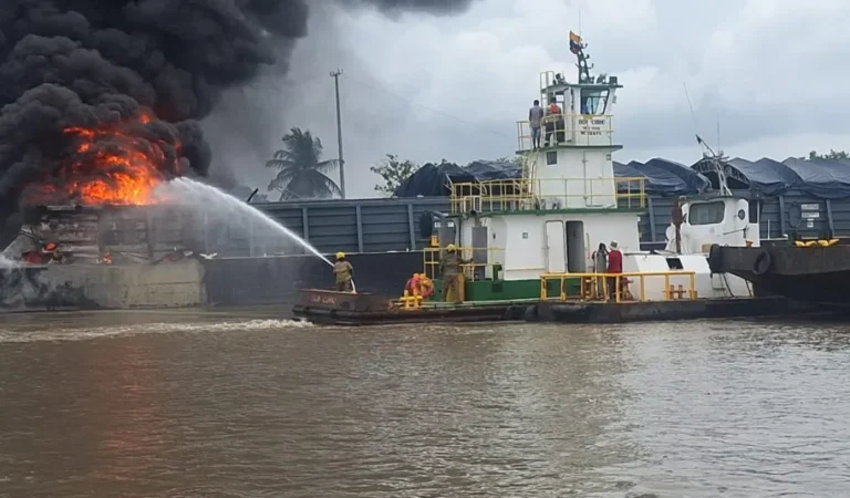 Exploran las razones de la explosión en el astillero de Pasacaballos