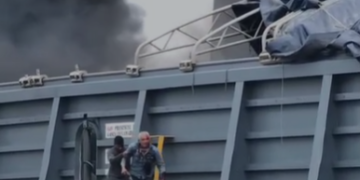 Explosion de gases en una barcaza en Pasacaballos 4 muertos