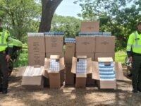 Incautacion de cigarrillos de contrabando en las carreteras de Bolivar