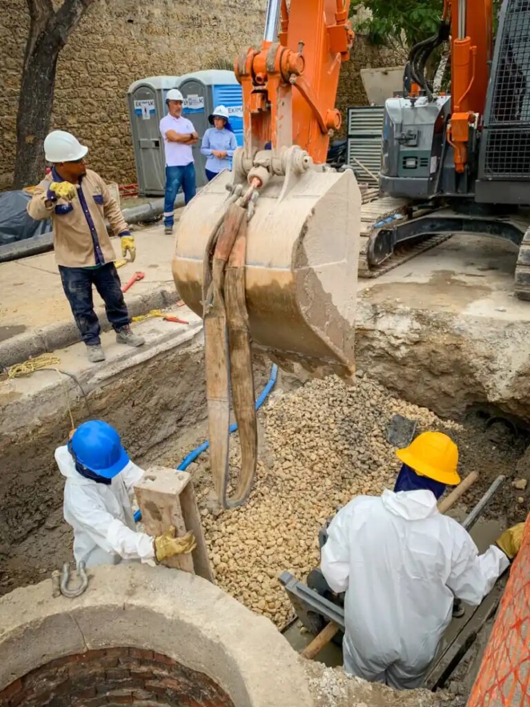 Las obras del sistema de alcantarillado sanitario en Getsemani alcanzan