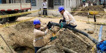 Aguas de Cartagena lleva a cabo obras de mejora en