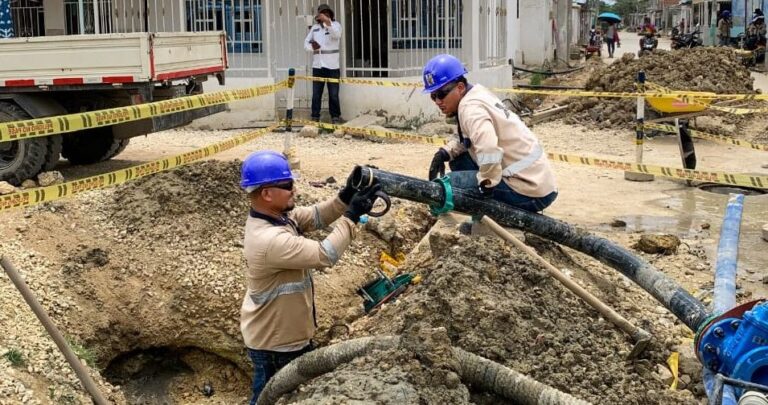 Aguas de Cartagena lleva a cabo obras de mejora en