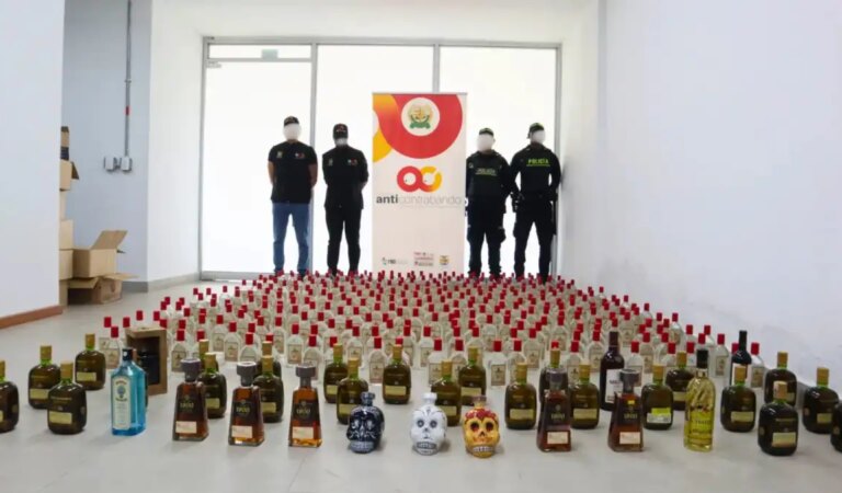 Cierre de establecimientos e incautación de licor ilegal en operativos contra el contrabando en Cartagena