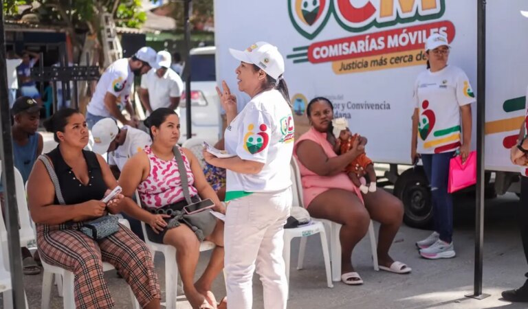 Comisaría de Familia Móvil vuelve a barrios y corregimientos de Cartagena