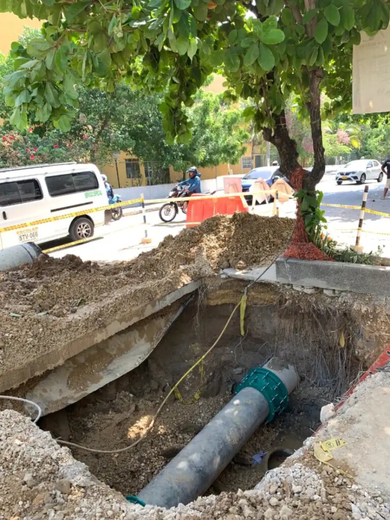 Concluyen los trabajos de mantenimiento de la tuberia en la