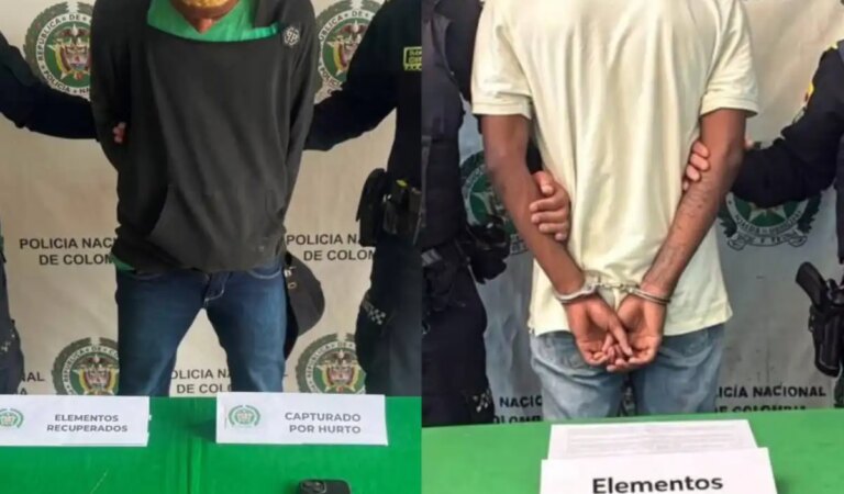 Detienen a individuos acusados de robos en 2 zonas de Cartagena