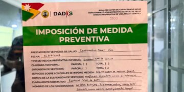 Imponen cierre preventivo de servicios en la Clinica Crecer