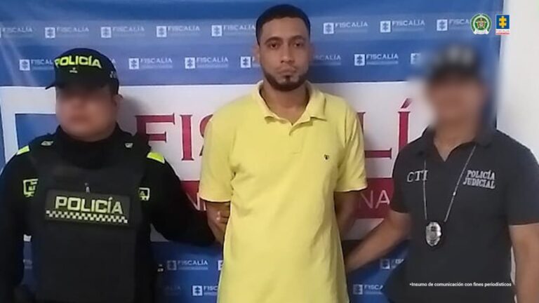 Ocho anos y cuatro meses de carcel para Bleyder Saldarriaga