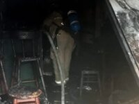 Un herido provoca un incendio en un local del Centro