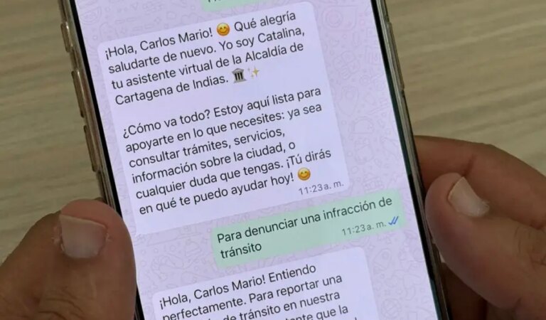 WhatsApp, herramienta esencial para hacer denuncias de infracciones de tránsito en Cartagena