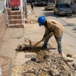 Aguas de Cartagena avanza en renovacion de redes en Pasacaballos