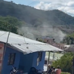 Ataque de grupos armados ilegales a estacion de policia en