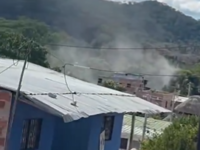 Ataque de grupos armados ilegales a estacion de policia en