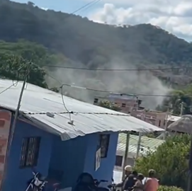 Ataque de grupos armados ilegales a estacion de policia en