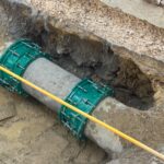 El tubo esta listo y el servicio de agua ha