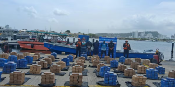Fueron decomisadas mas de 14 toneladas de cocaina cerca de