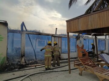 Incendio en hotel de zona rural de Cartagena controlado por