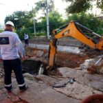 Iniciaron los trabajos para la conduccion de agua potable en