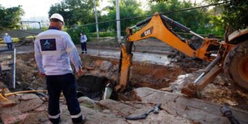 Iniciaron los trabajos para la conduccion de agua potable en