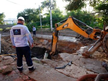 Iniciaron los trabajos para la conduccion de agua potable en
