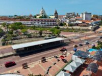 Instalan dispositivos de proteccion vial y peatonal entre los Muelles