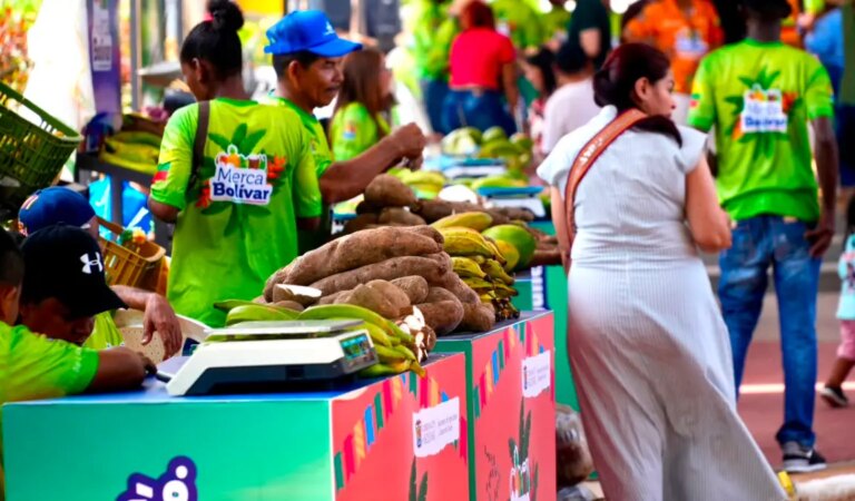 Mercado campesino, organizado por la Gobernación, alcanza ventas que superan los $100 millones de pesos