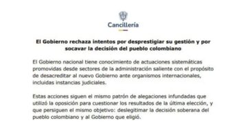 Nuevas acciones sobre la elección elevan la tensión y provocan respuesta de Cancillería