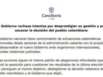 Nuevas acciones sobre la elección elevan la tensión y provocan respuesta de Cancillería