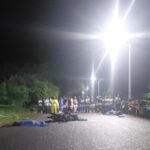 Tres victimas fatales del accidente en motos en la via
