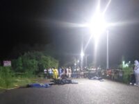 Tres victimas fatales del accidente en motos en la via