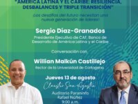 Unicartagena inicia su periodo academico dialogando con Sergio Diaz Granados presidente