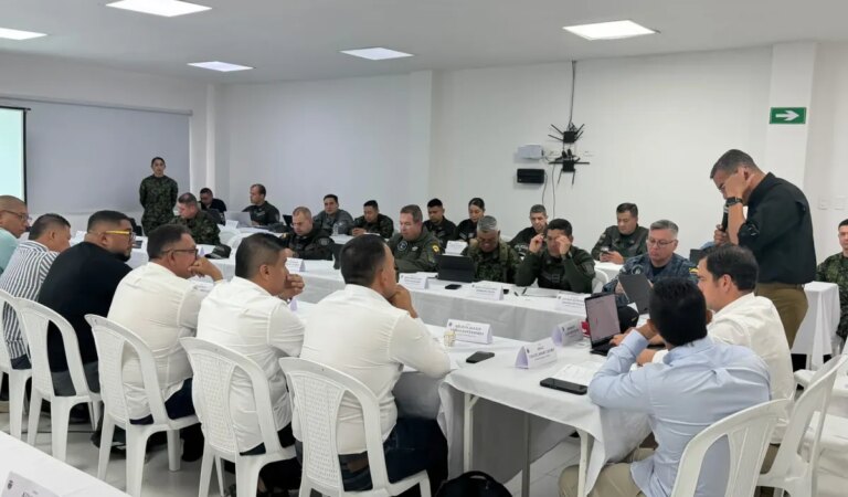 Anuncio de reconstrucción de estaciones de Policía en el sur de Bolívar por parte del Gobierno Nacional.